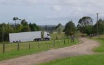Custom Built Race Car Trailer - Home Arrival