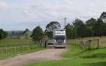 Custom Built Race Car Trailer - Home Arrival